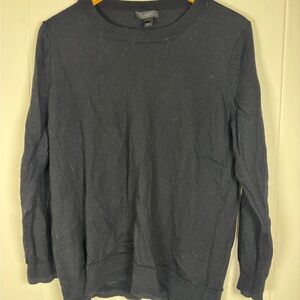 J. Crew Black Crew Neck Sweater